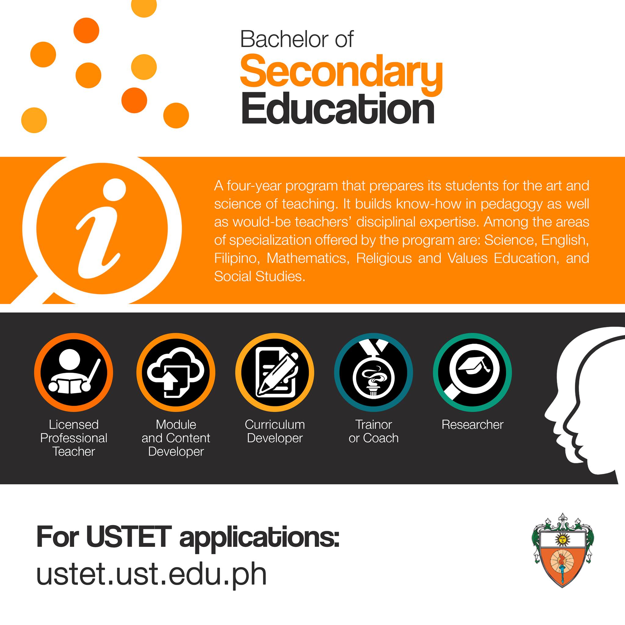 UST College of Education - BE A THOMASIAN EDUCATOR! Learn the art and ...