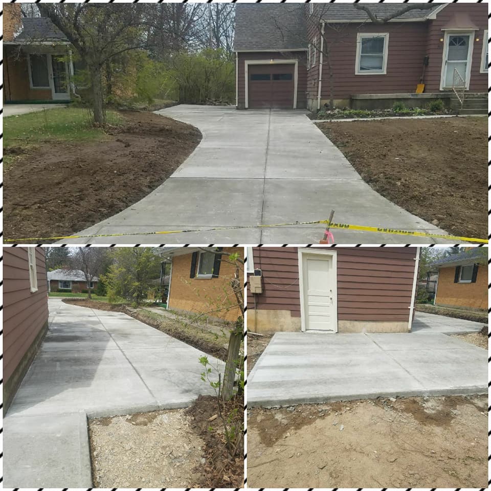The before and after of the... - DAC Concrete & Excavating