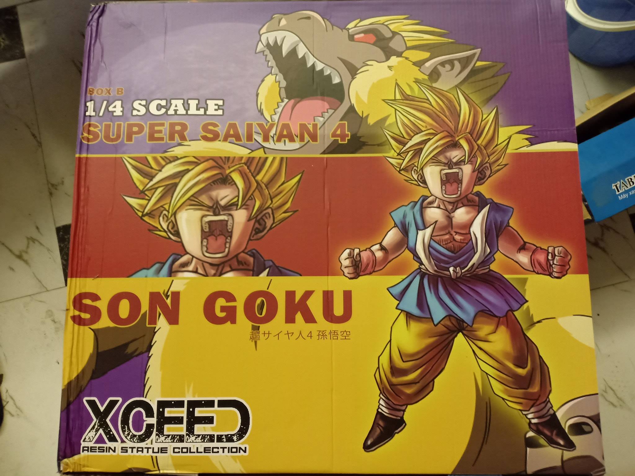 XCEED x MRC - Dragon Ball GT 1/4 SSJ4 Goku and kid Goku Resin