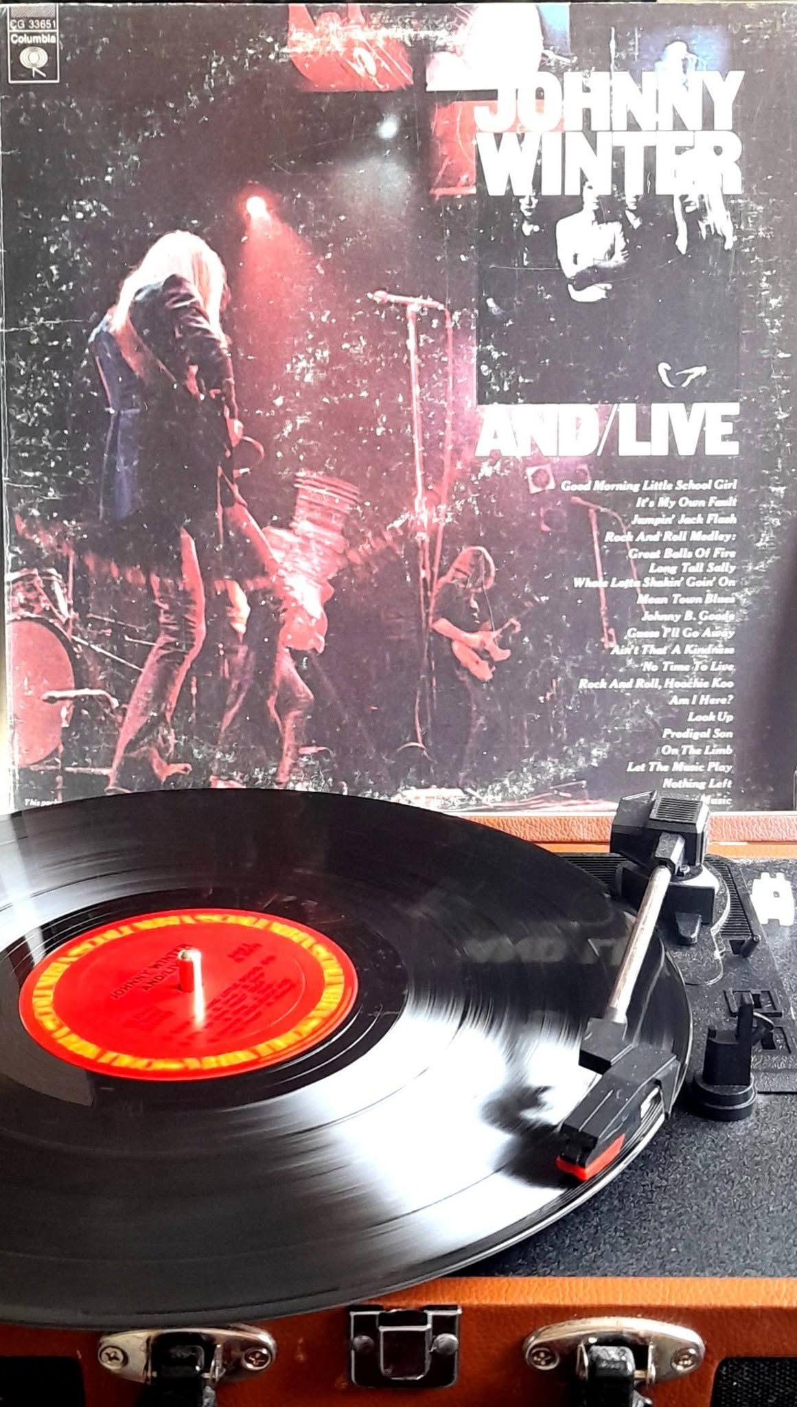 JOHNNY WINTER/AND LIVE! 2lp US version 1971,COLUMBIA RECORDS!