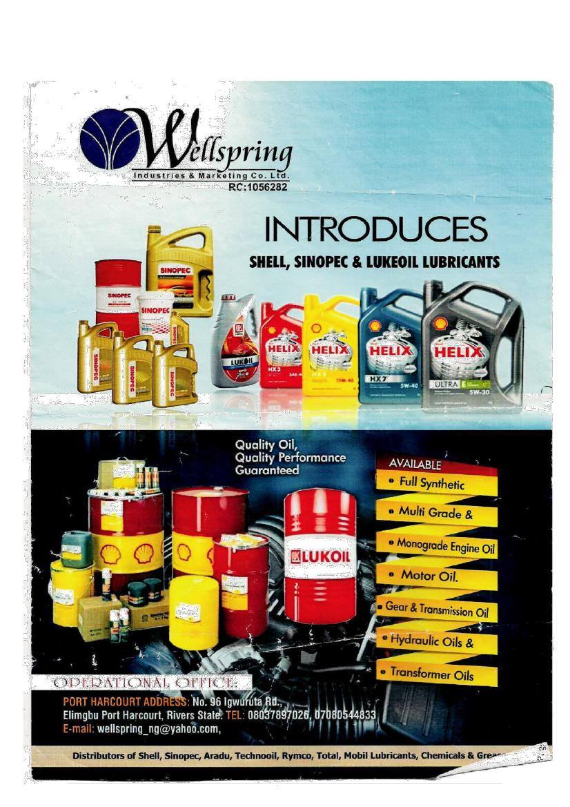 Wellspring industries and marketing company limited