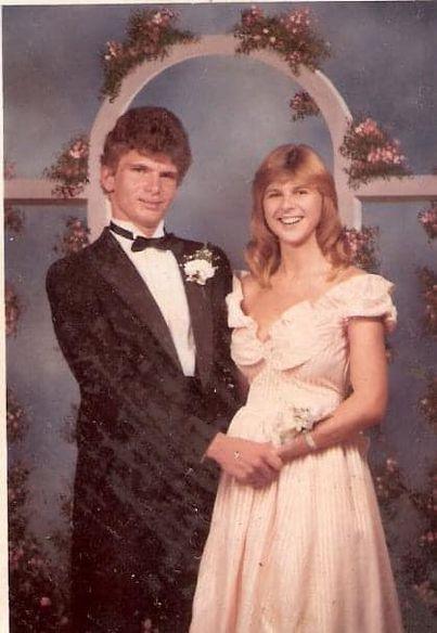 Prom 1984….yes, I went to 2 different proms that year 💜 saw this