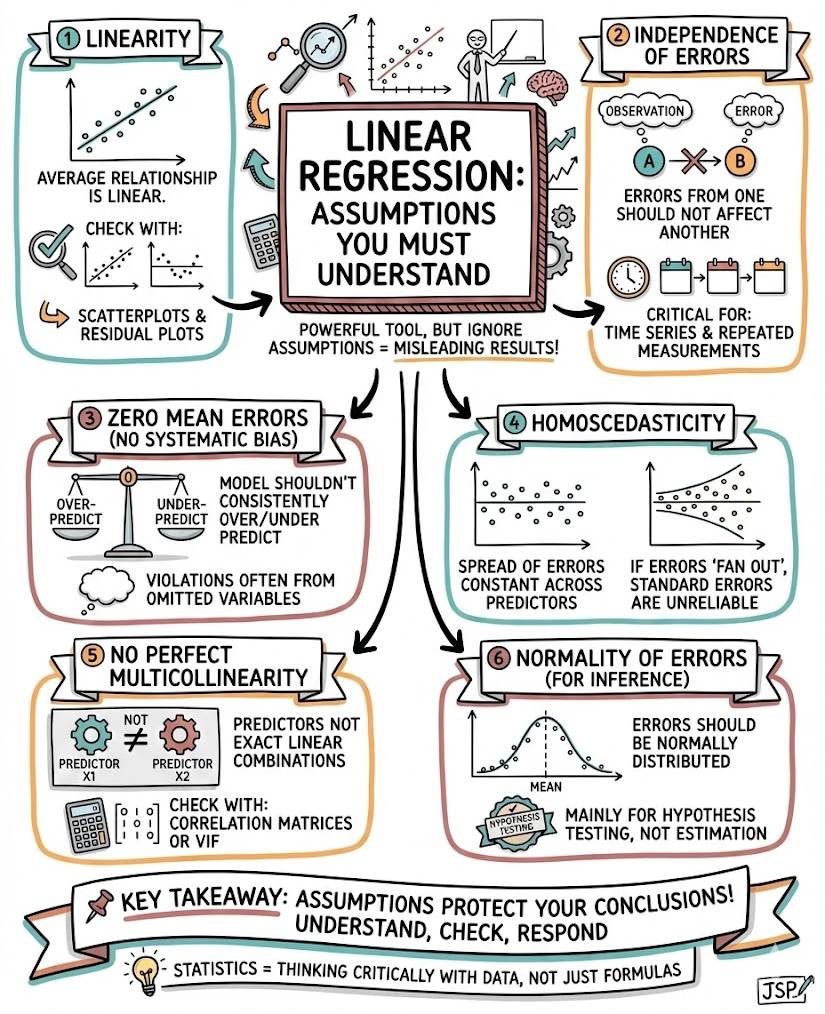 Joshua - 📊 Linear Regression: The Assumptions You Must Understand ...