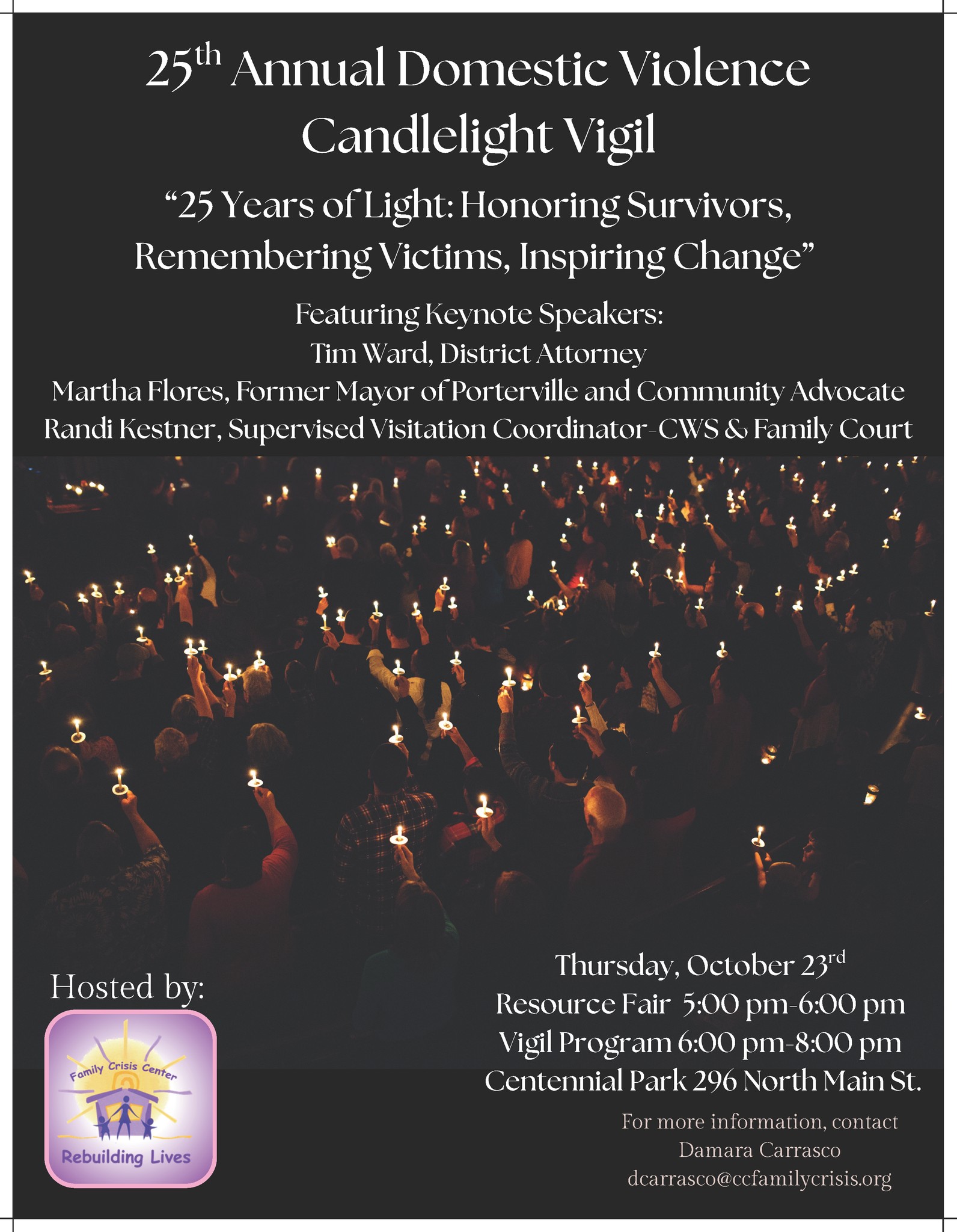 25th Annual Domestic Violence Candlelight Vigil