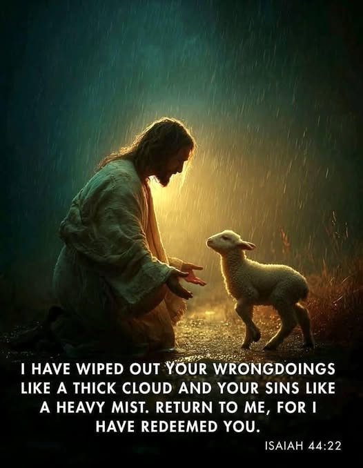 BE READY FOR THE RAPTURE | 🕊💛Isaiah 44:22 ~ I have blotted out, like a ...