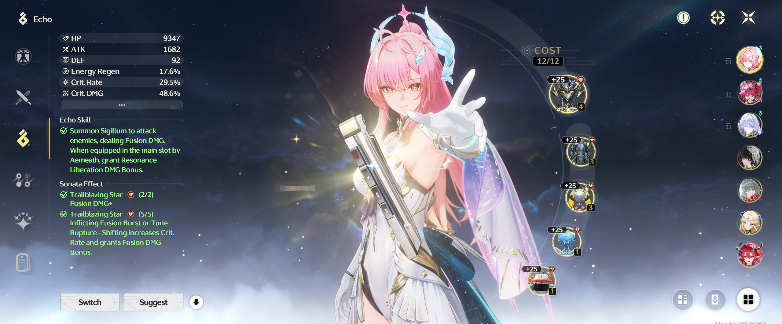Wuthering Waves Việt Nam Fandom | Aemeath build như vầy ổn chưa mn ...