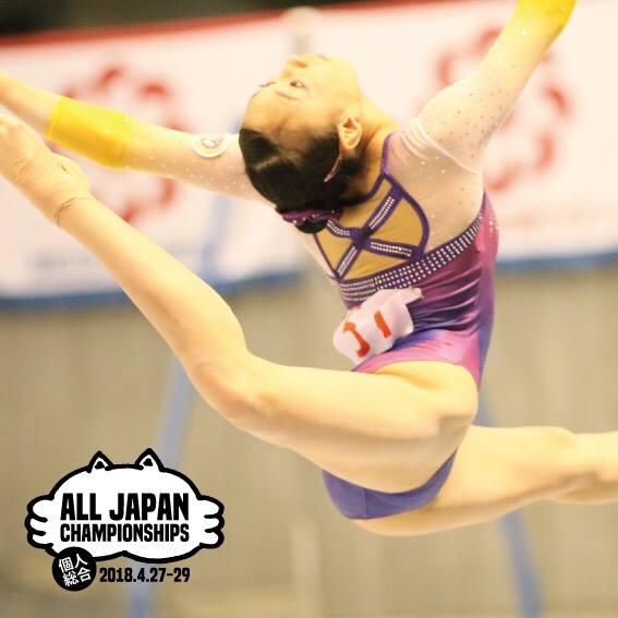 全日本 個人総合】第6弾は梶田凪さんの予選の写真&レオタードです