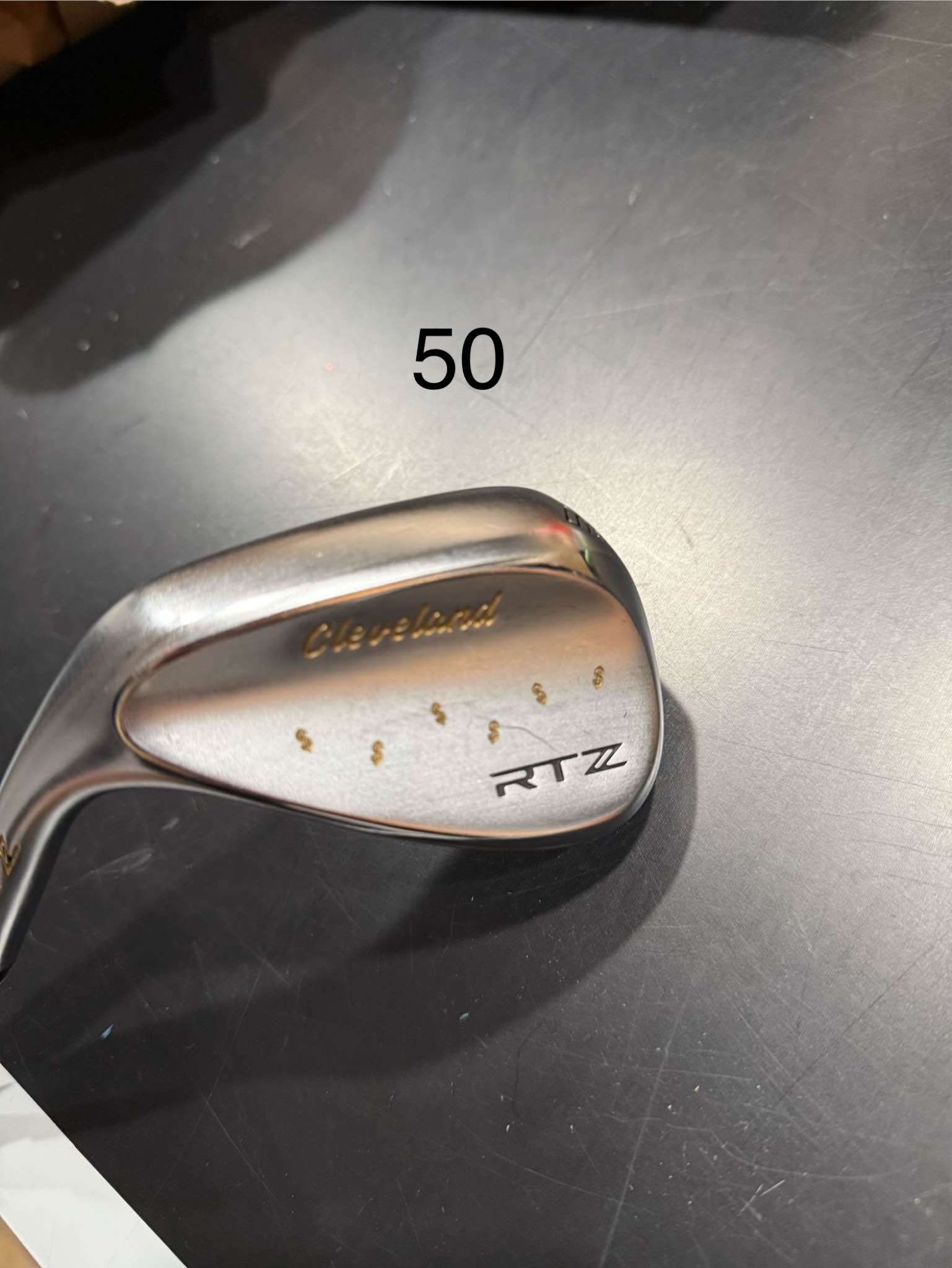 🔥 CUSTOM Left Hand Cleveland RTZ Wedge Set (50, 54, 60) - Gold 