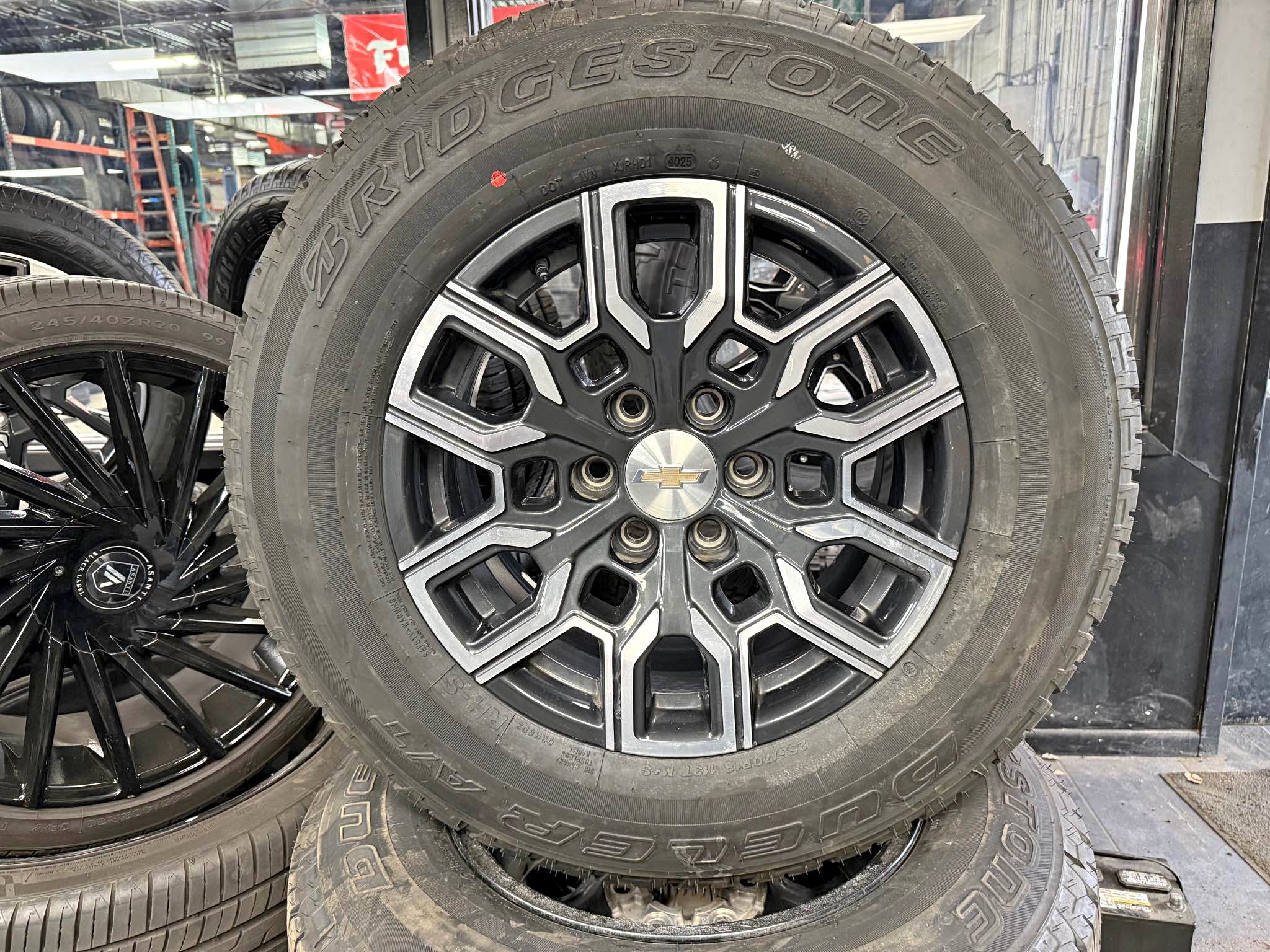 18” OE Chevrolet Take off wheels with Bridgestone Tires LIKE NEW - Car ...