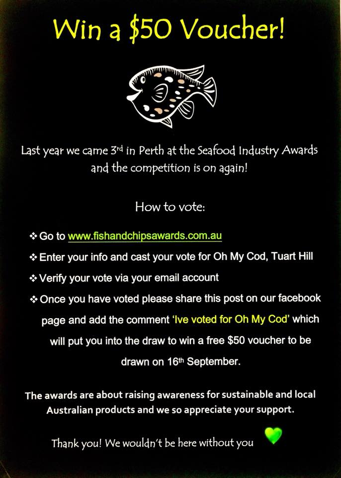 6iX Perth - Our friends at Oh My Cod Fish and Chips are in... | Facebook