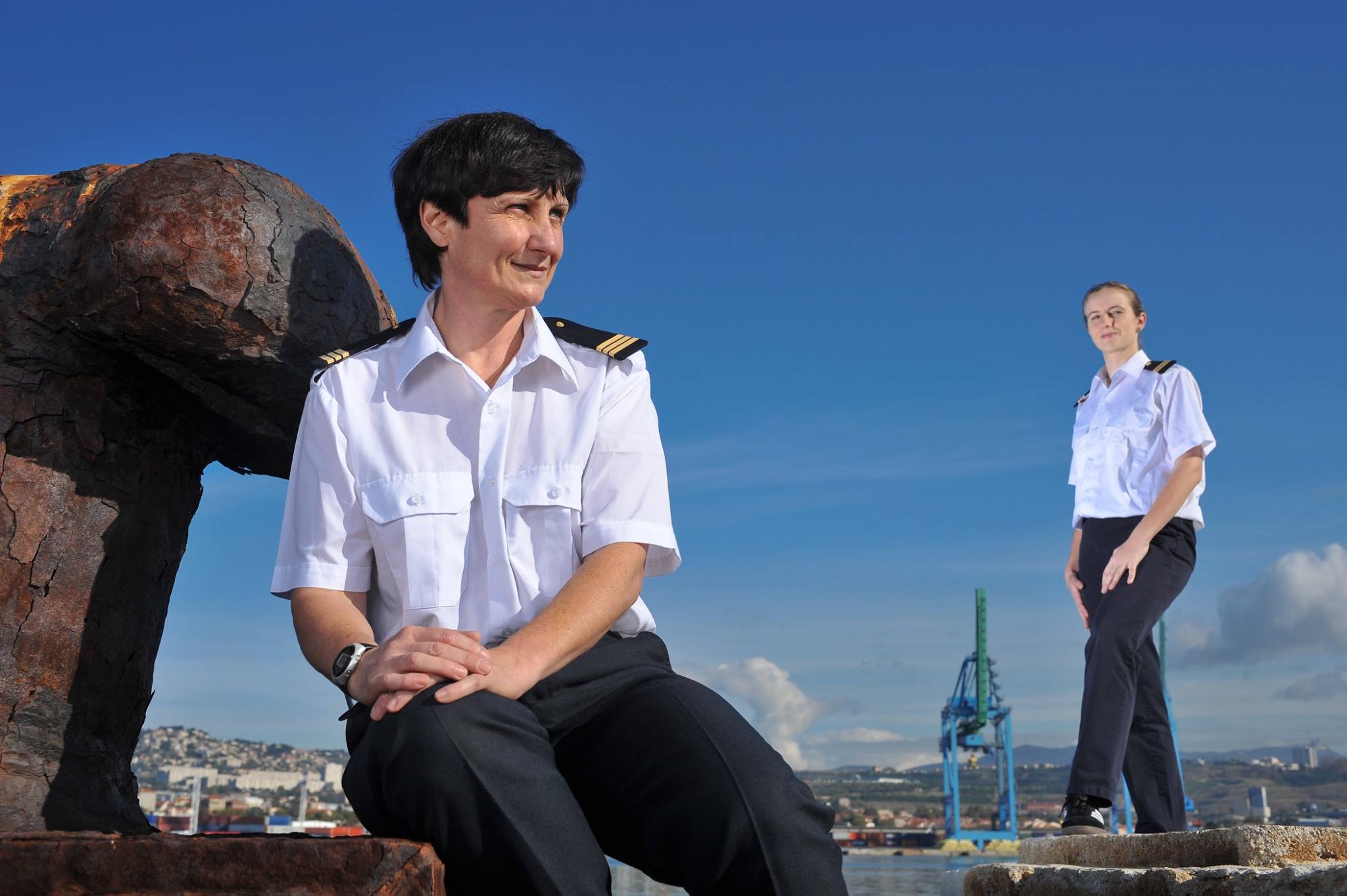 CMA CGM GROUP (Official) - The first time a woman became captain of a ...