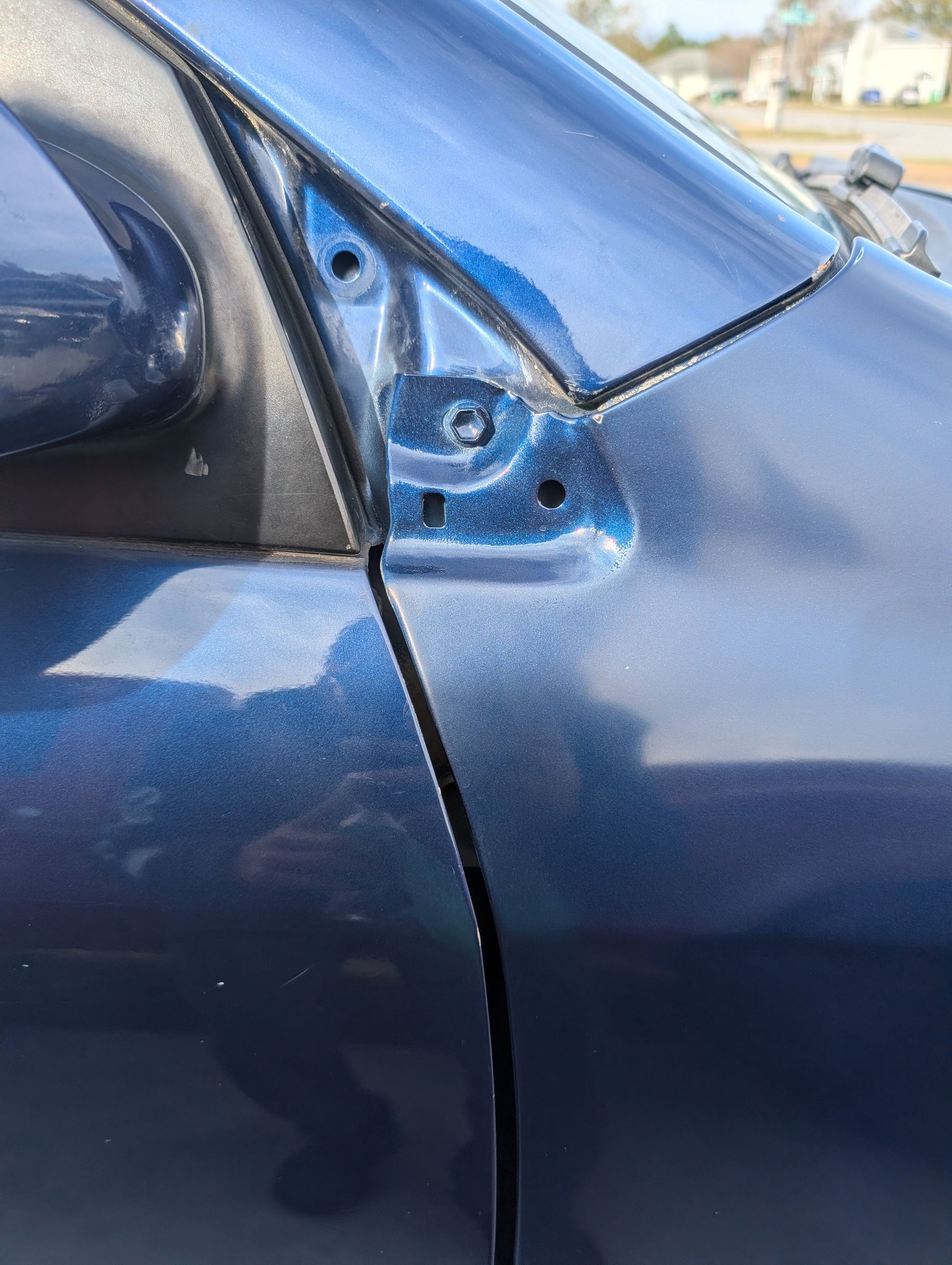 I painted this fender, but after sanding and buffing, the clear 