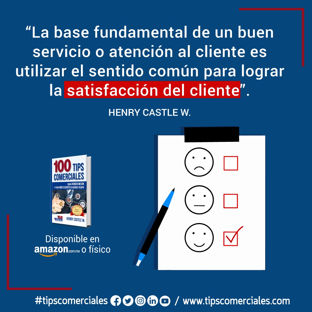 🧐 Que el cliente quede... - Libro 100 Tips Comerciales | Facebook