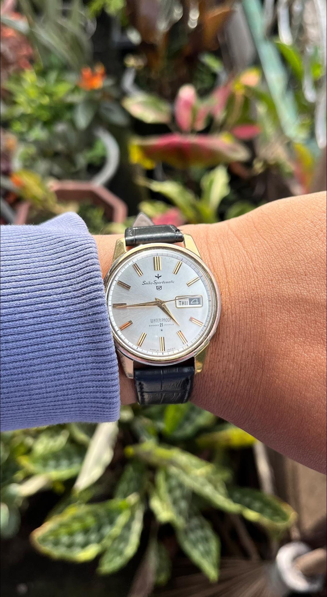 Vintage Seiko Sportsmatic 5 J13081 from April 1963 production