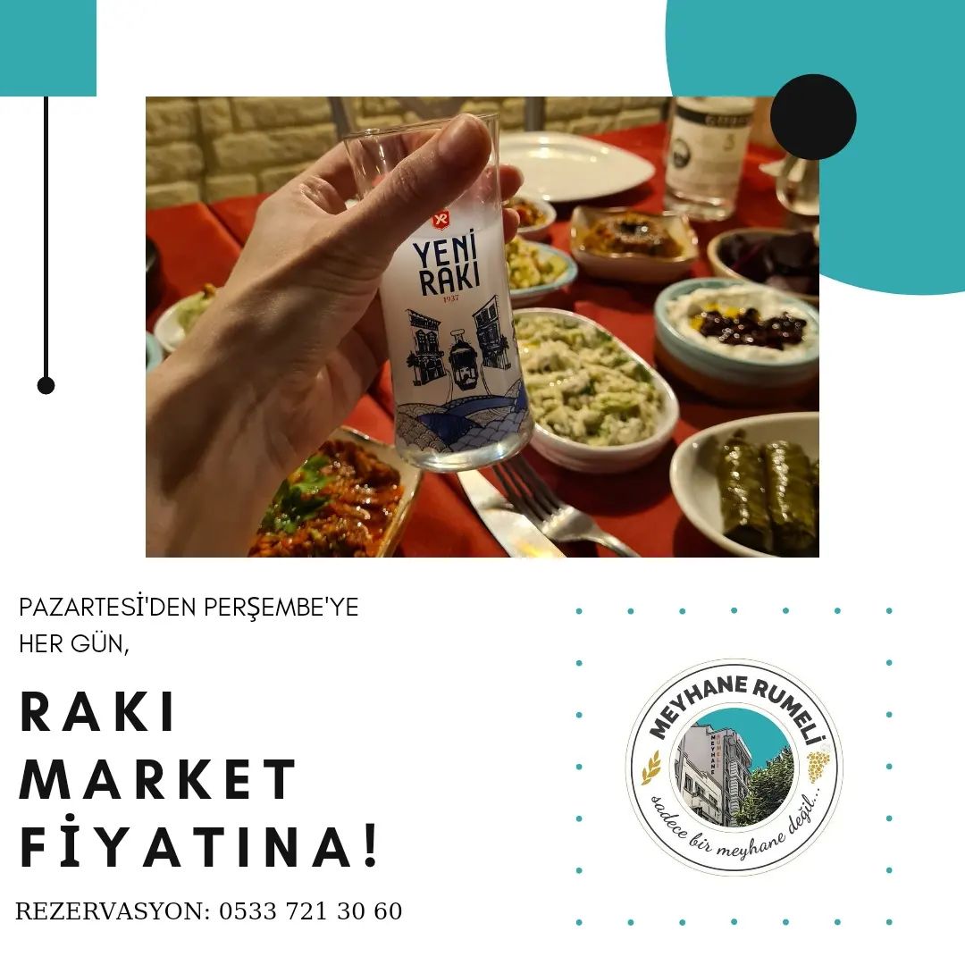 Meyhane Rumeli - Rakı'nın ve muhabbetin keyfini doya doya çıkaralım ...