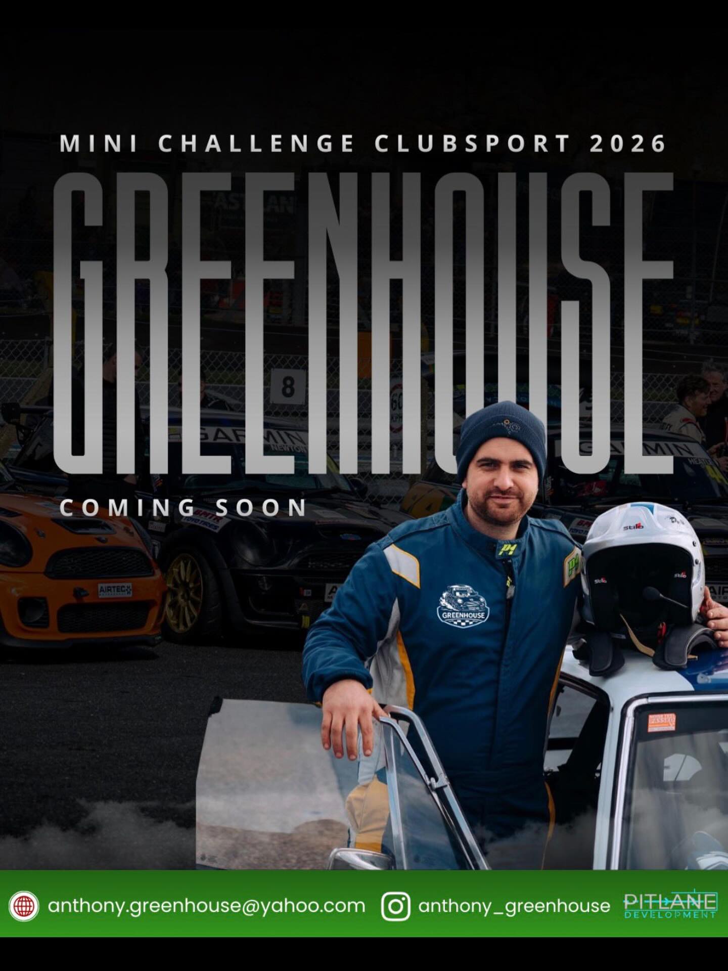 🏁 2026 RACE SEASON 🏁 In 2026, I’m... - Anthony Greenhouse | Facebook