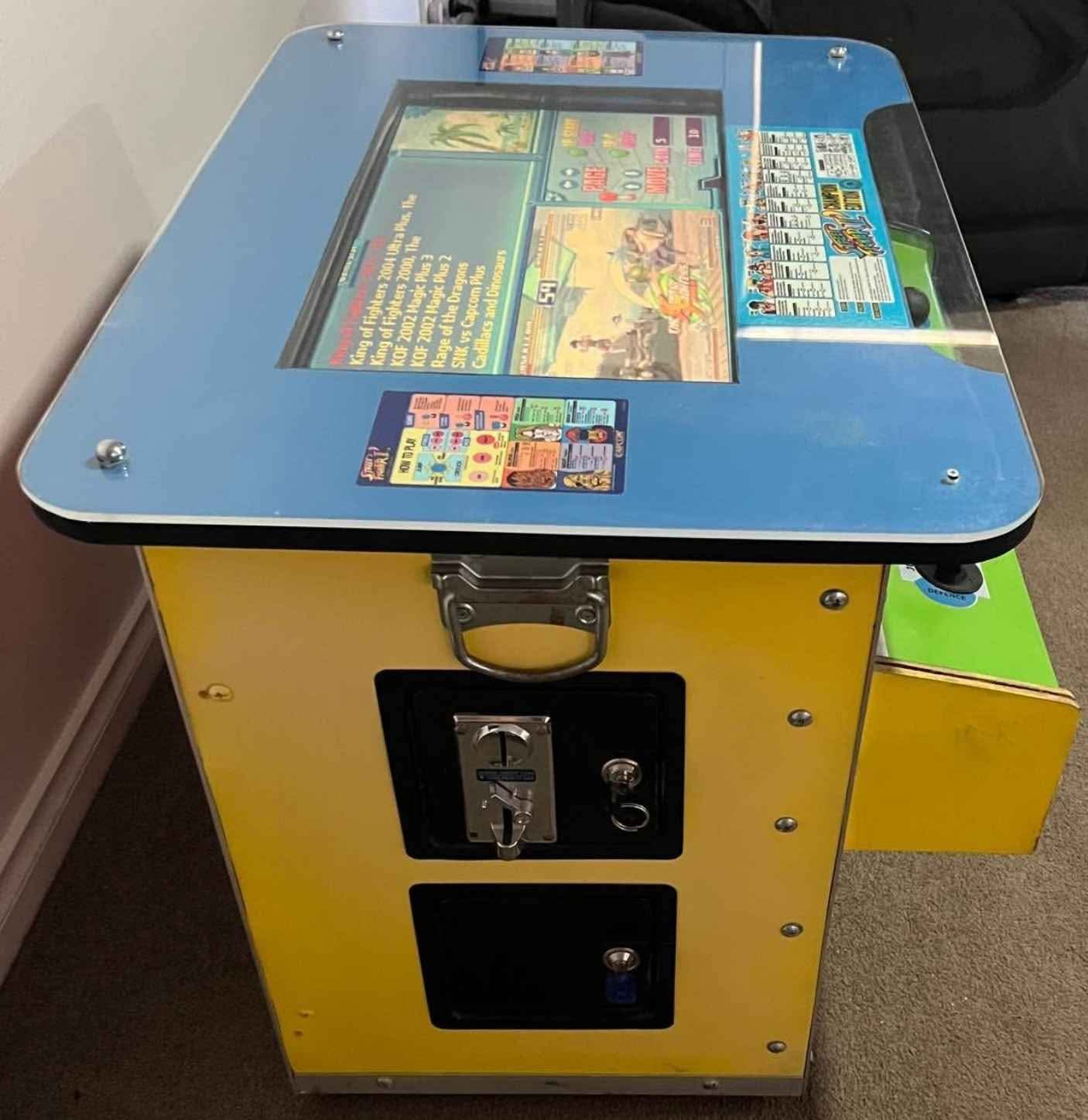 🕹️ 621-Game Cocktail Arcade Machine – Capcom Street Fighter II Edition ...