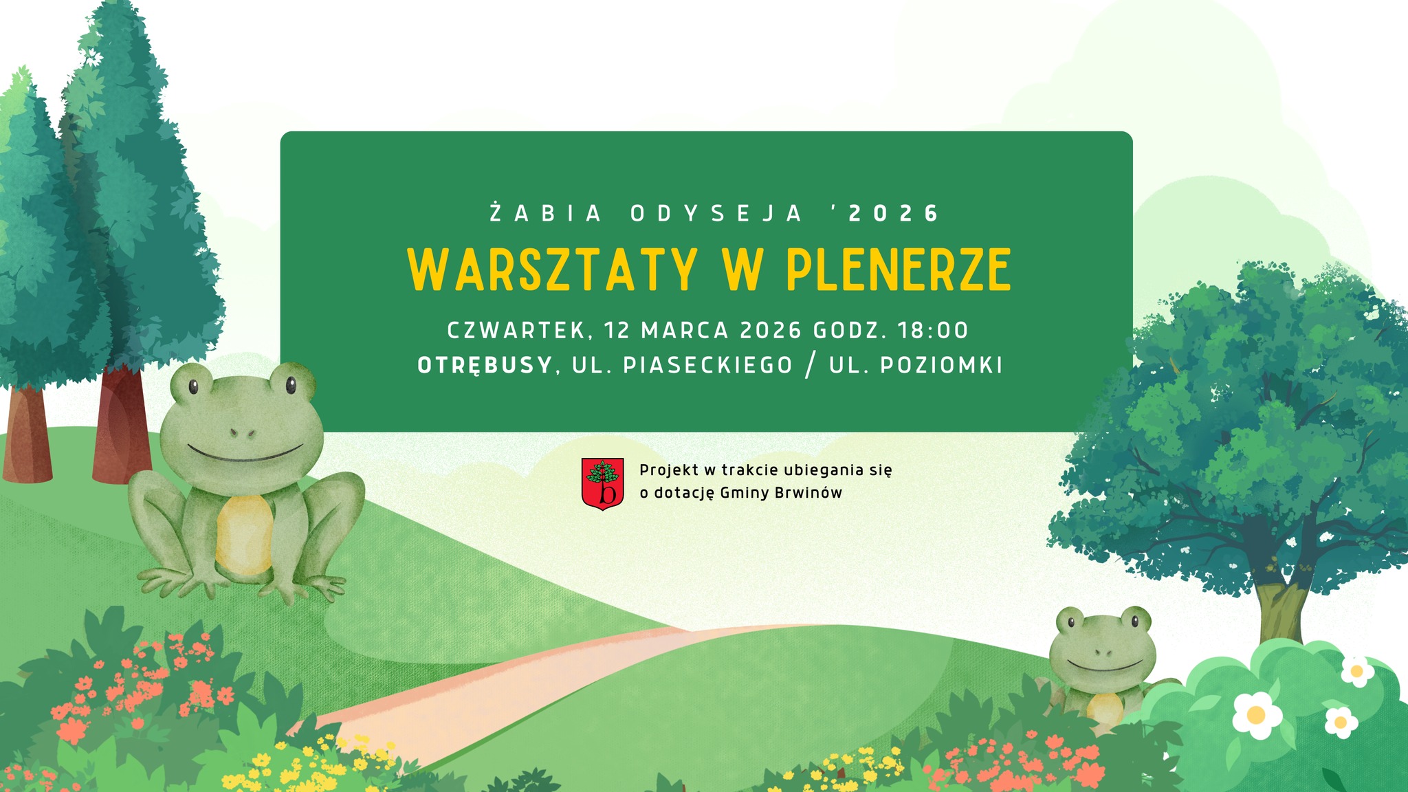 Żabia Odyseja - warsztaty plenerowe z czynnej ochrony płazów