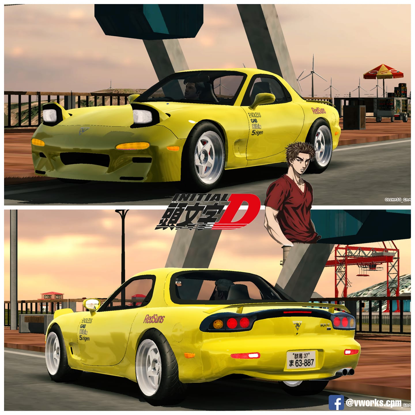 V-Works CPM - For Sale Initial D Rx-7 Stage 1 of Keisuke...