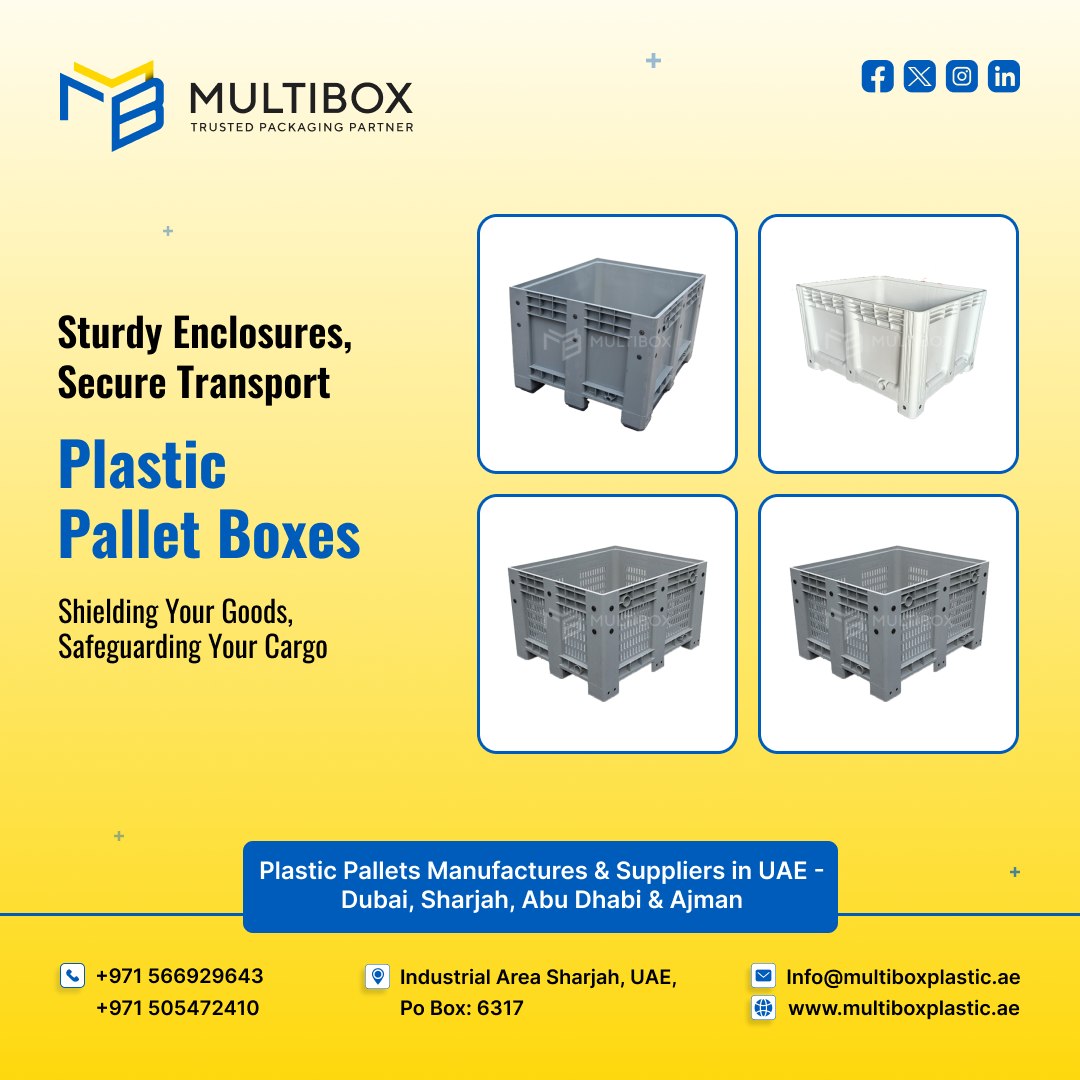 📦🛡️ Safeguard Your Cargo with Sturdy... - Multibox Plastic