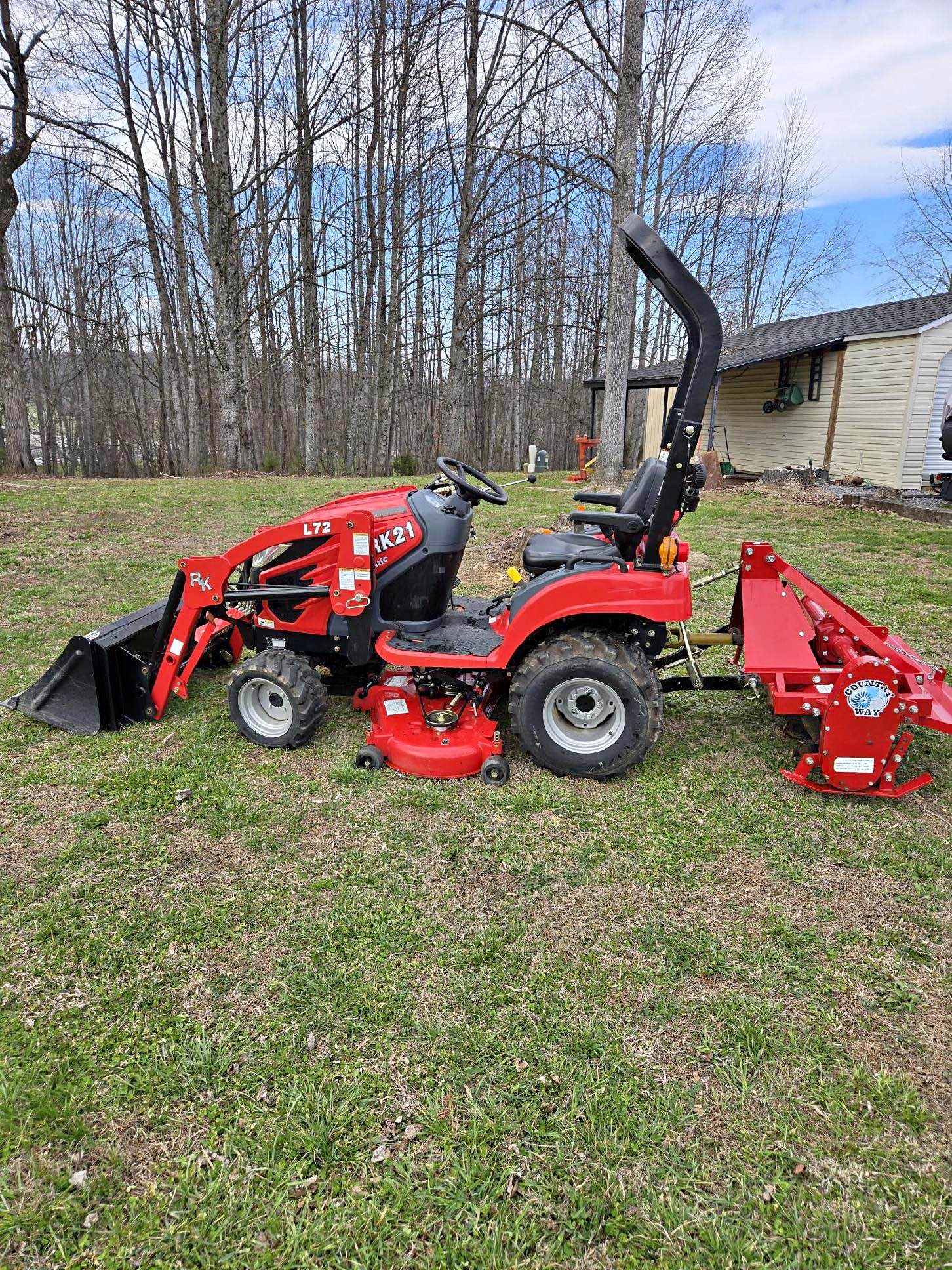 RK tractor with loader and mower deck for sale - Lawn Mowers - Abingdon ...