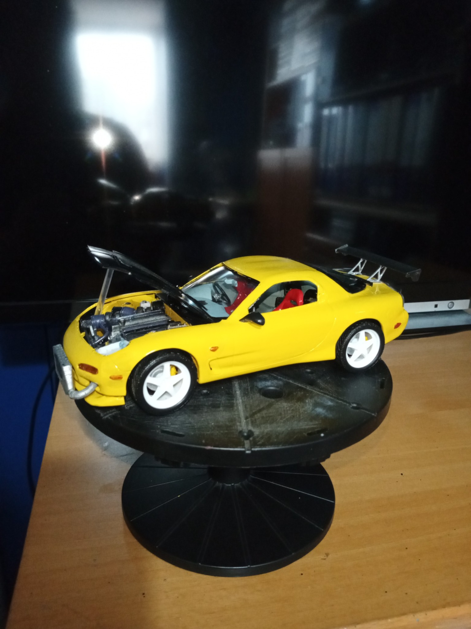Custom built Tamiya Mazda RX-7 FD3S with 2JZGTE engine