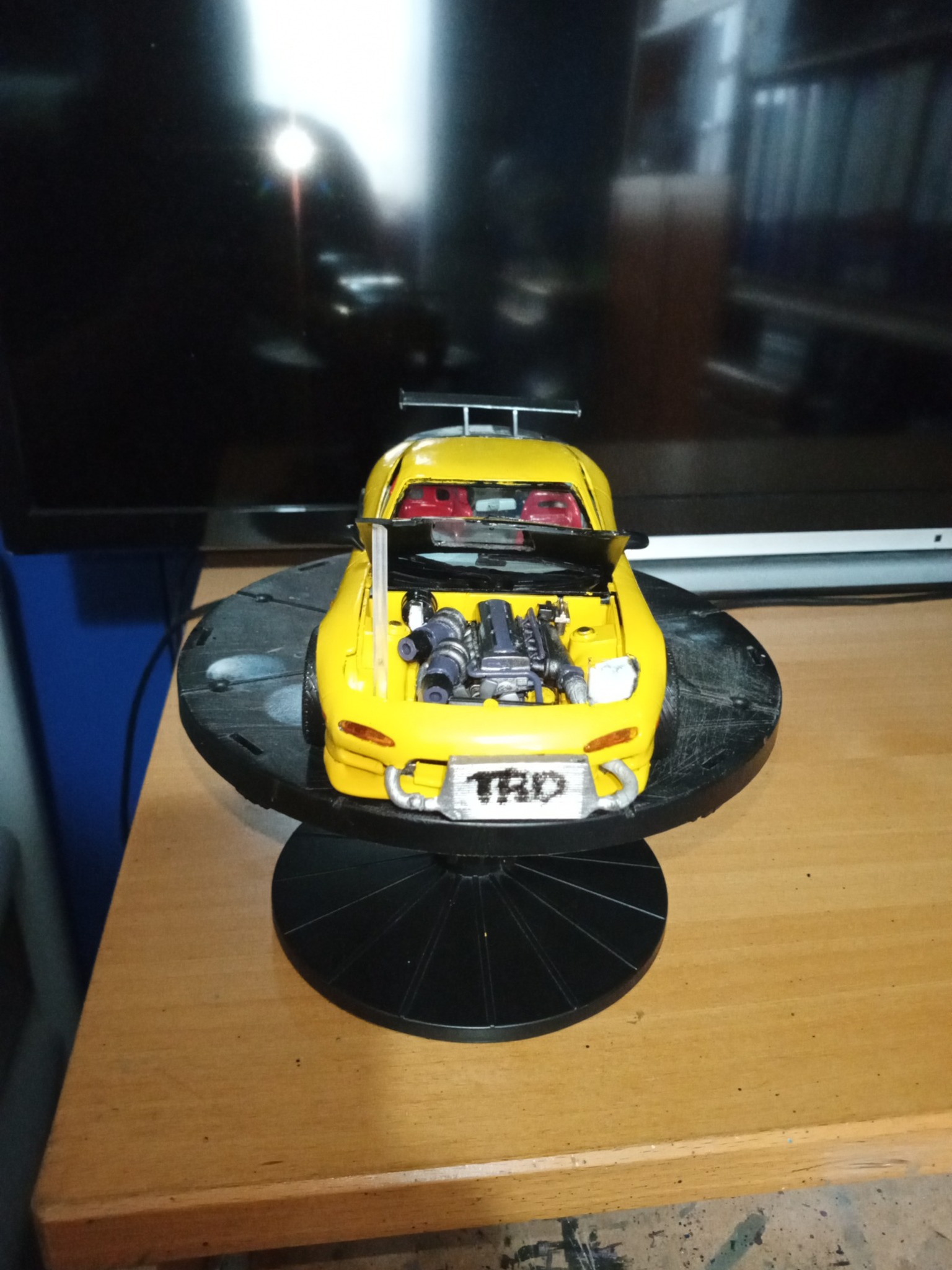 Custom built Tamiya Mazda RX-7 FD3S with 2JZGTE engine