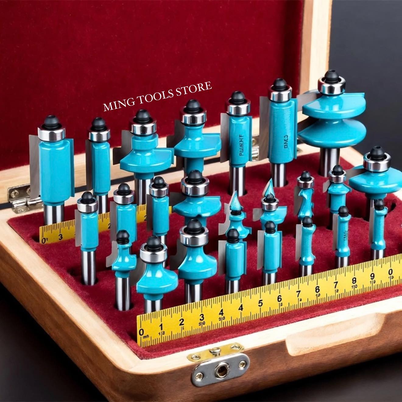 Carbide Router Bit Set for Woodworking – Professional Trimming 