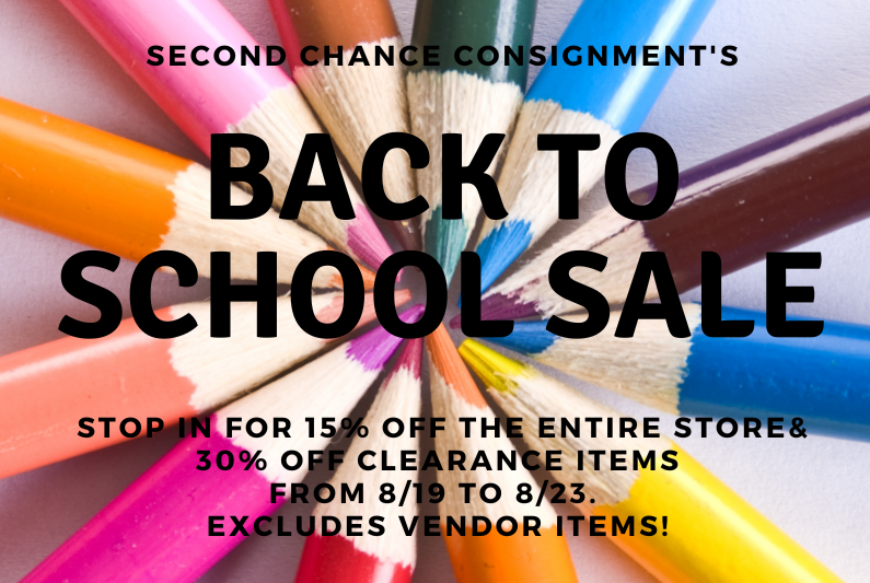 Happy Friday! School is... - Second Chance Consignment, LLC