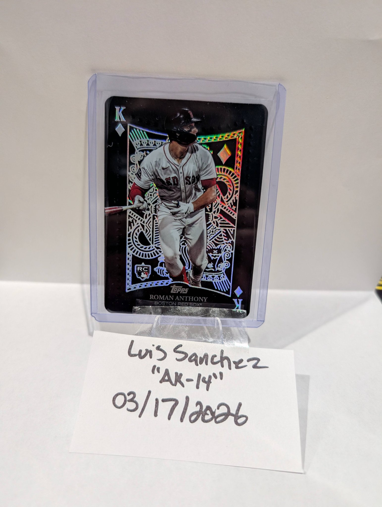 A Roman Anthony All Kings Rookie card from 2026 @Topps Series 1 