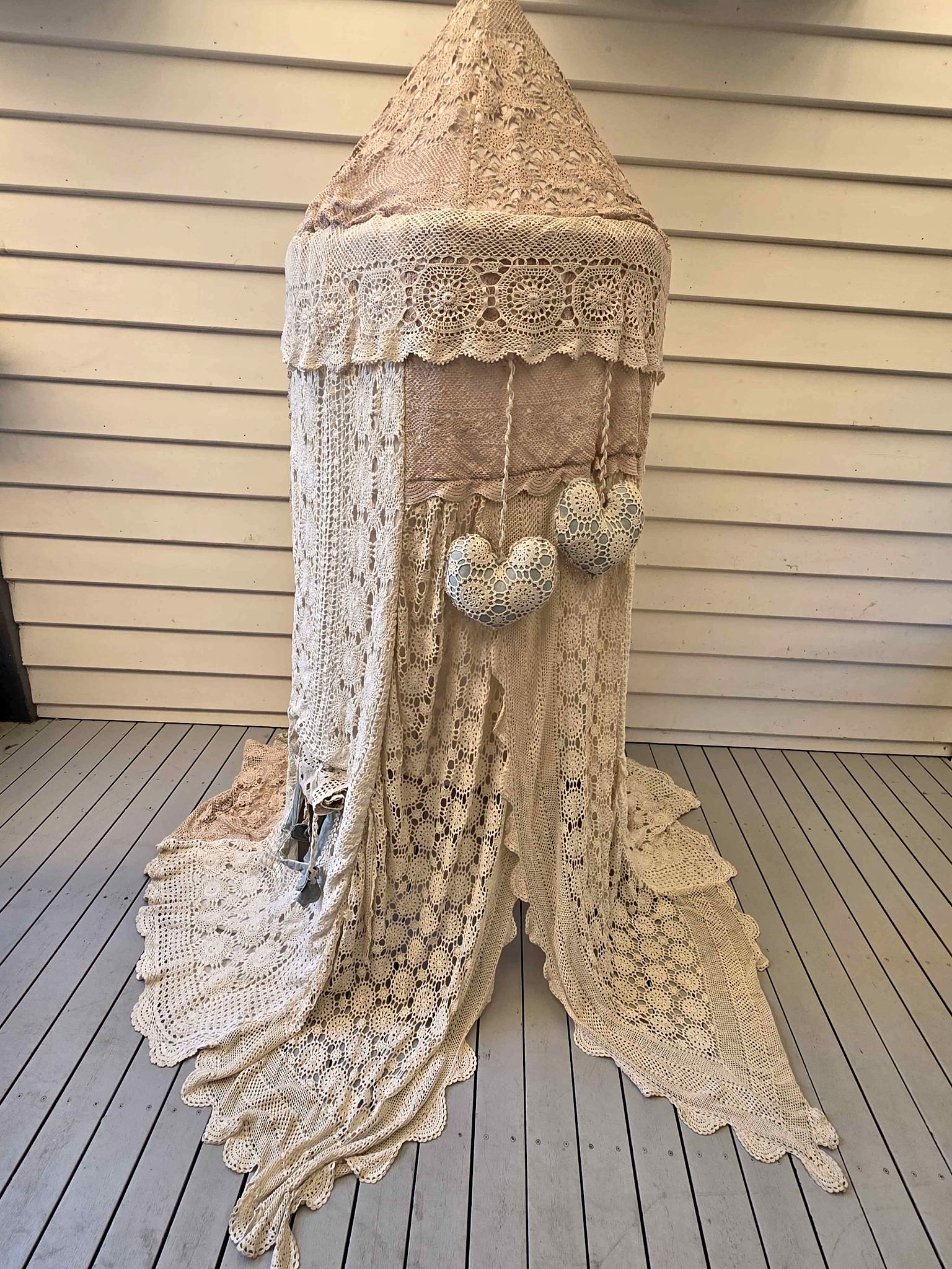Handmade crochet canopy / reading play tent - Bed Canopies - Melbourne ...