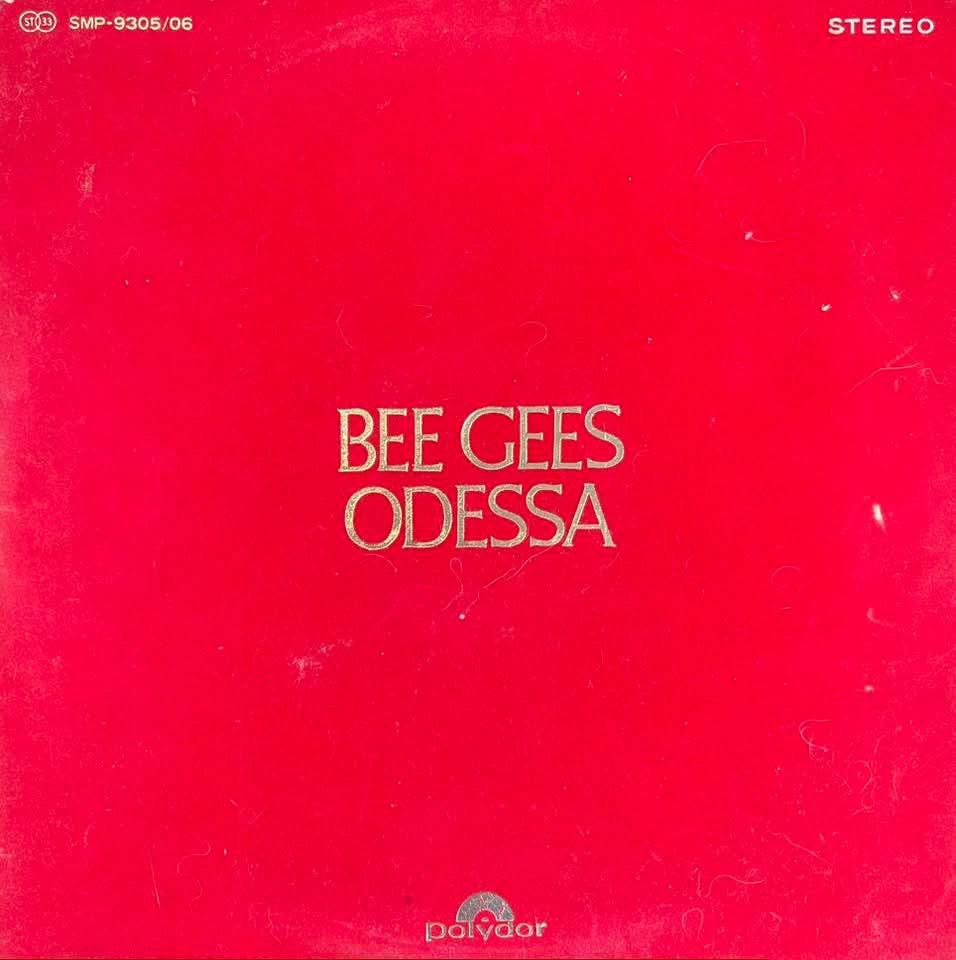 Bee Gees' 1969 Album Odessa with Red Velvet Cover