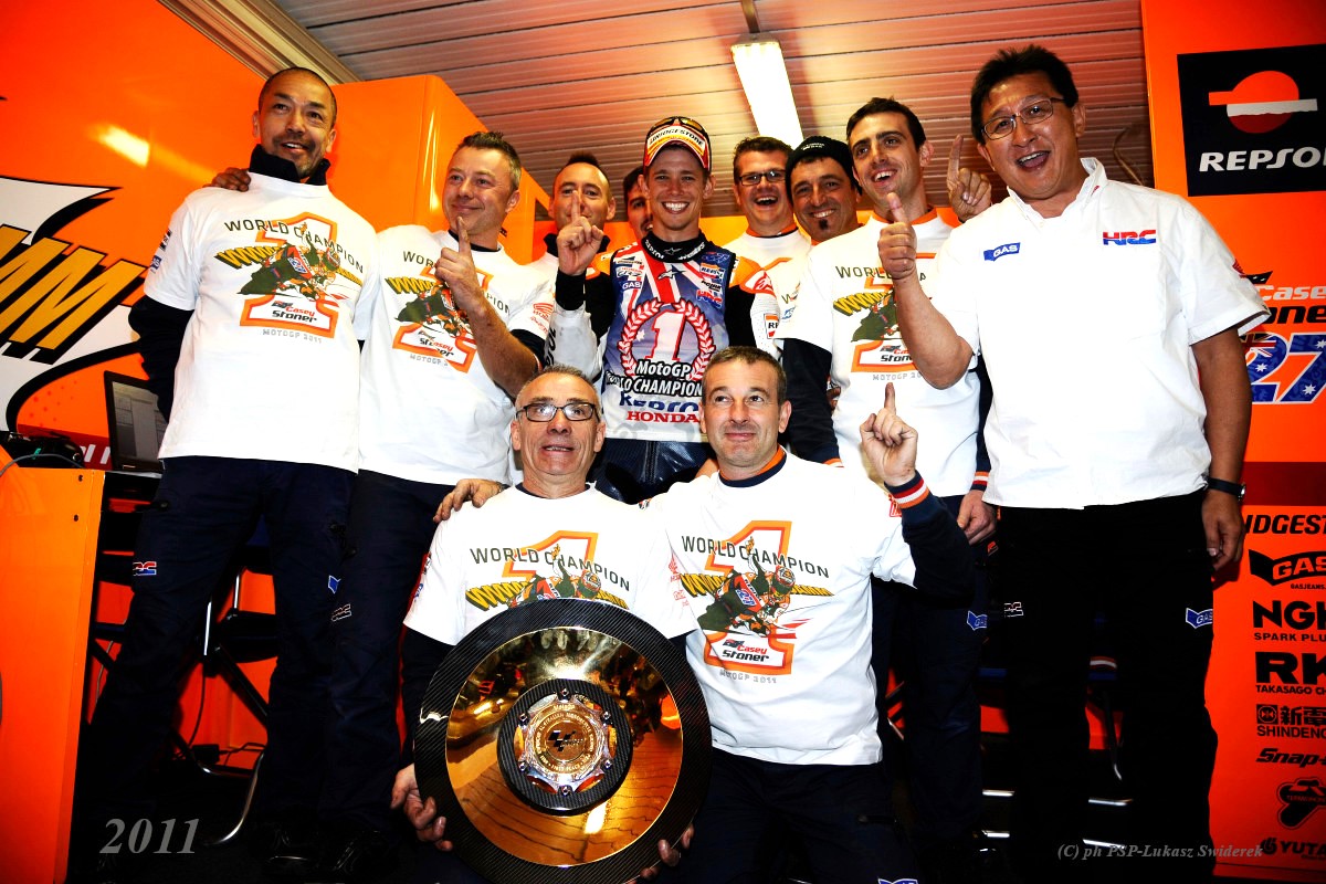 Casey Stoner. A brilliant 2011 season GP, second MotoGP World 