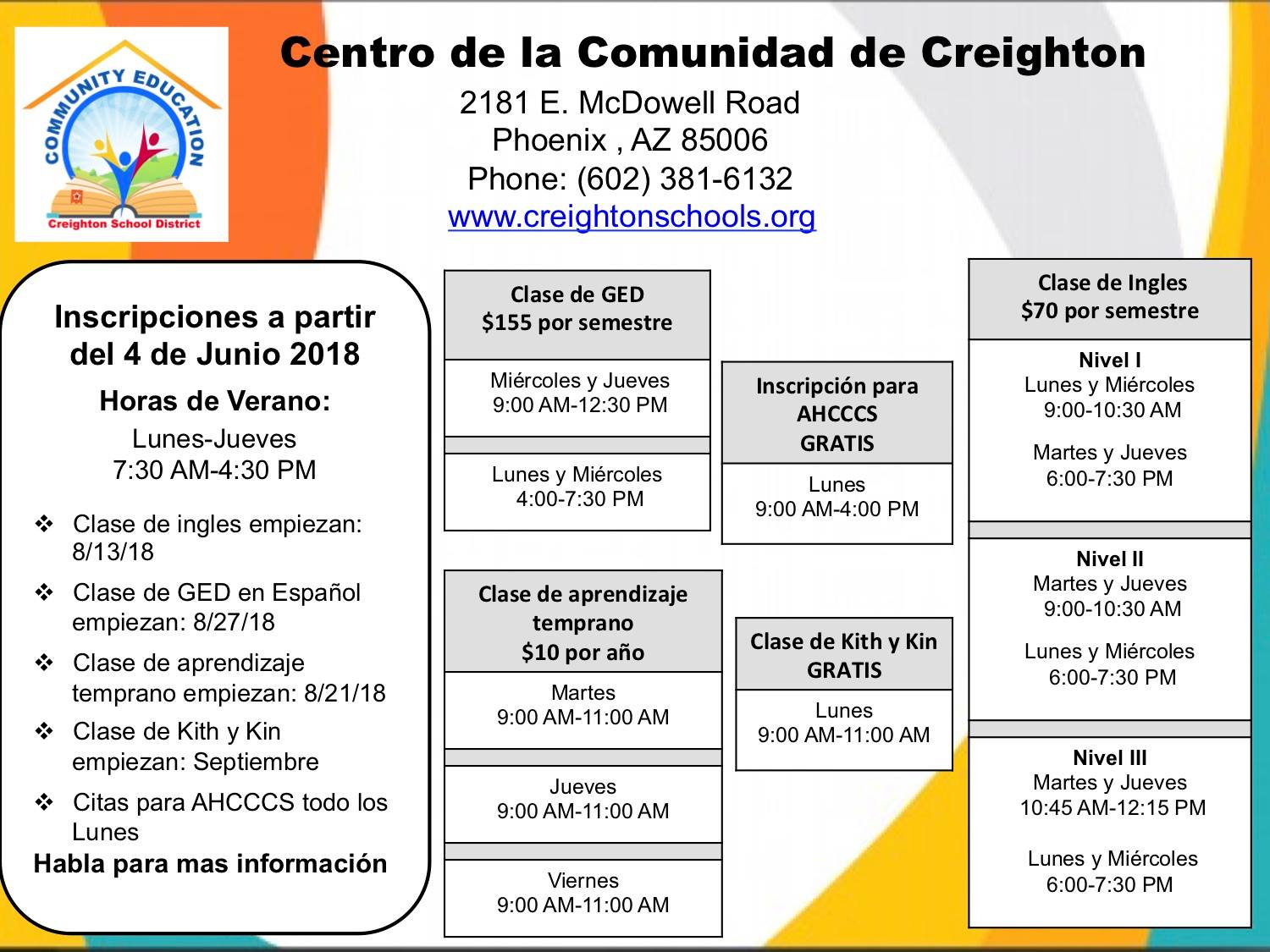 Did you know that... Creighton Elementary School District
