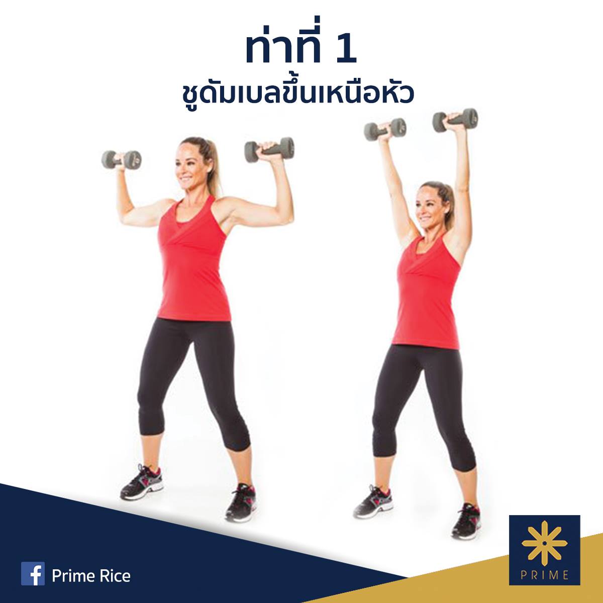 Prime Rice - 1. วิดพื้นกับโต๊ะ ท่าแรกแก้อาการง่วงนอนได้ดีมากเลยค่ะ เรา ...