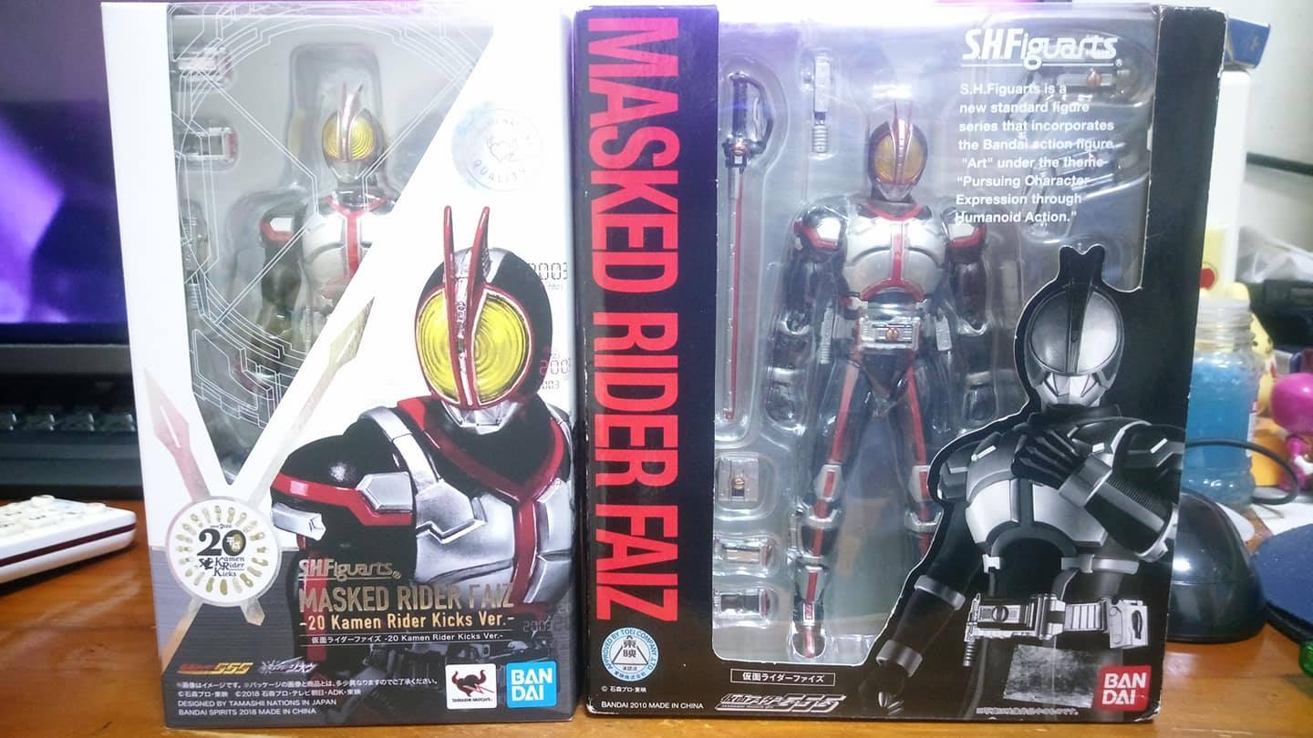 S.H.Figuarts 仮面ライダーファイズ Night Color Ver. Review skc kamen rider faiz night colour ver Hard to say how many