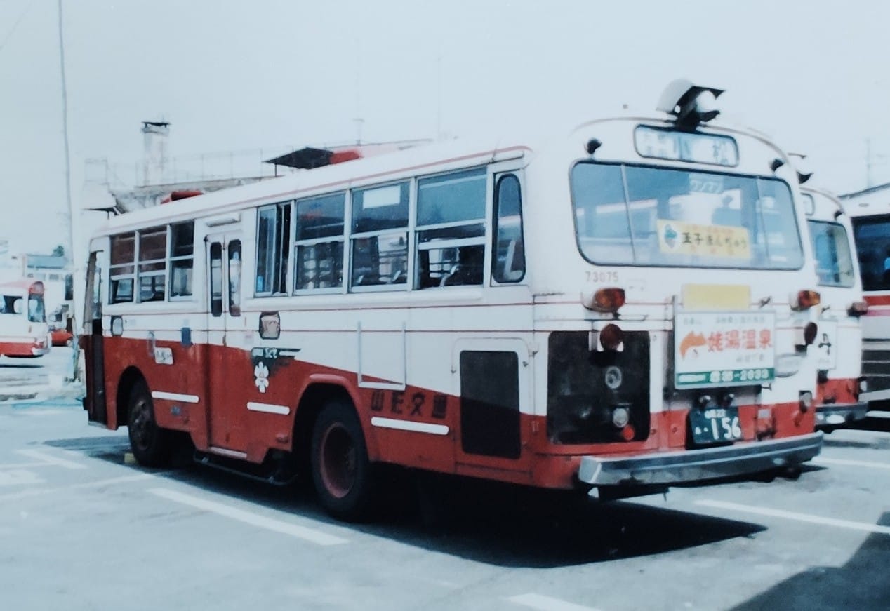 山形交通・トヨタDR15・富士重工ボディ・1973年式のオケツ。