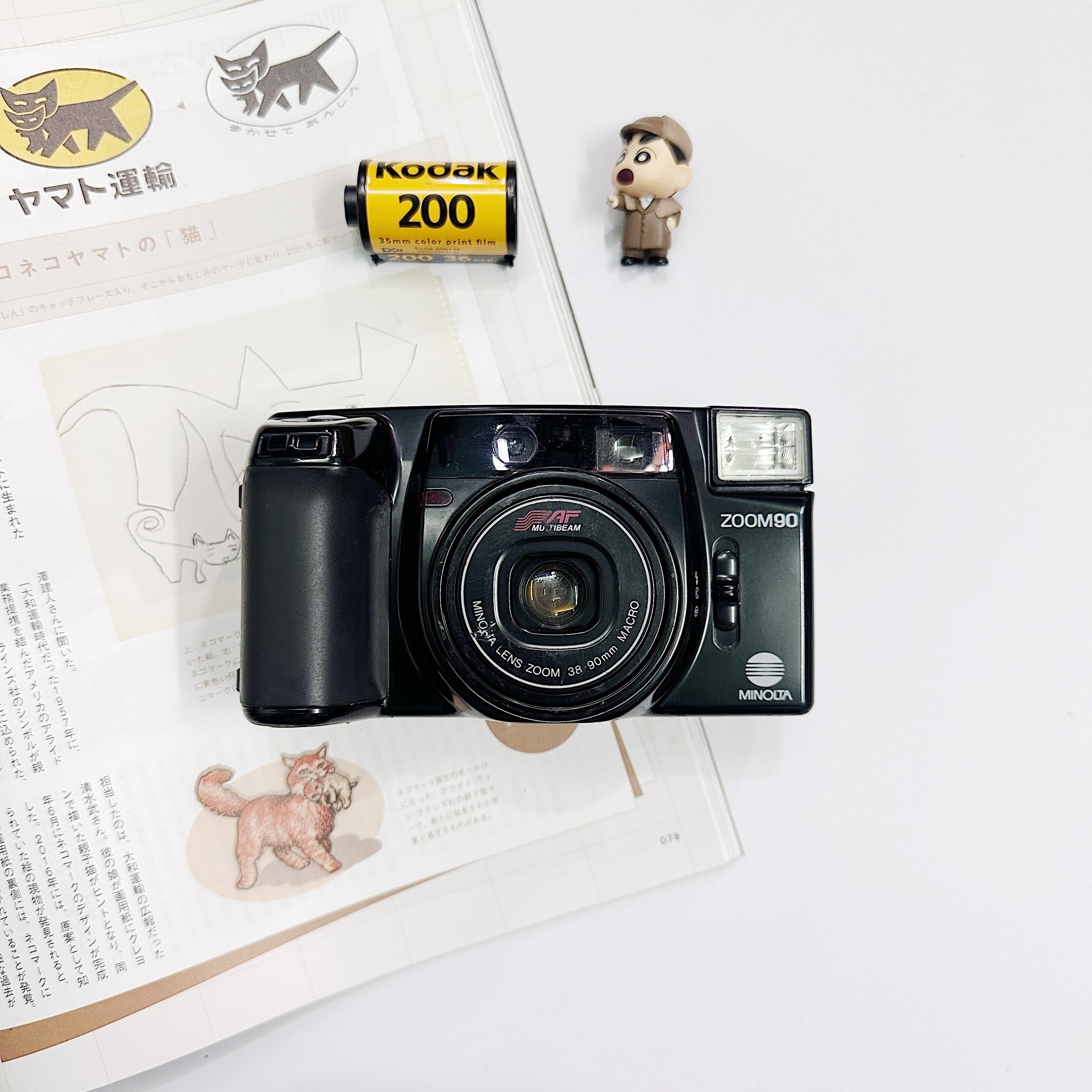 MINOLTA MAC ZOOM 90 QUARTZ DATE 🐣 ✨Thiết kế body to khoẻ, zoom