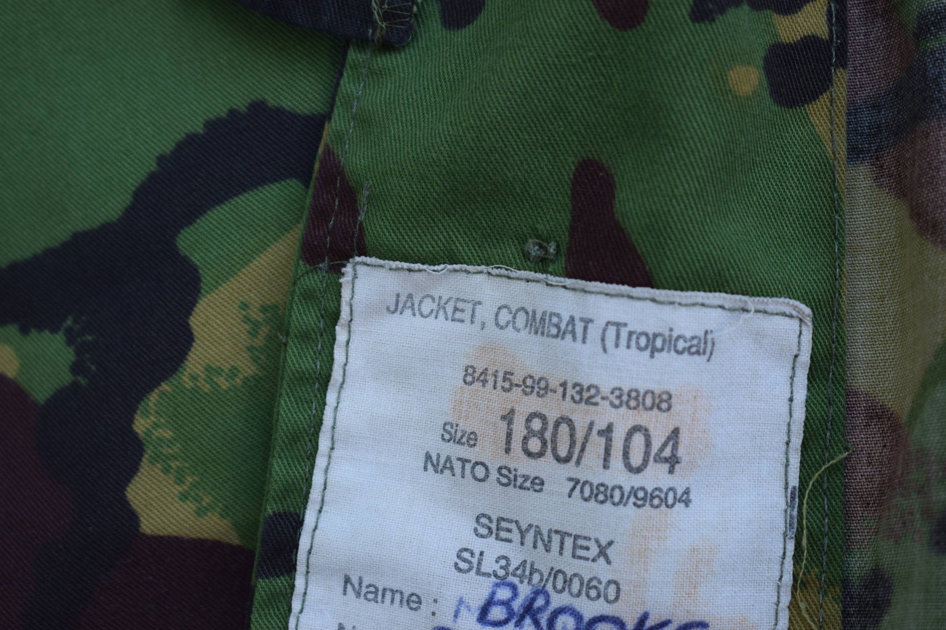 Irish Defence Forces Combat jacket part two. And this is the Irish