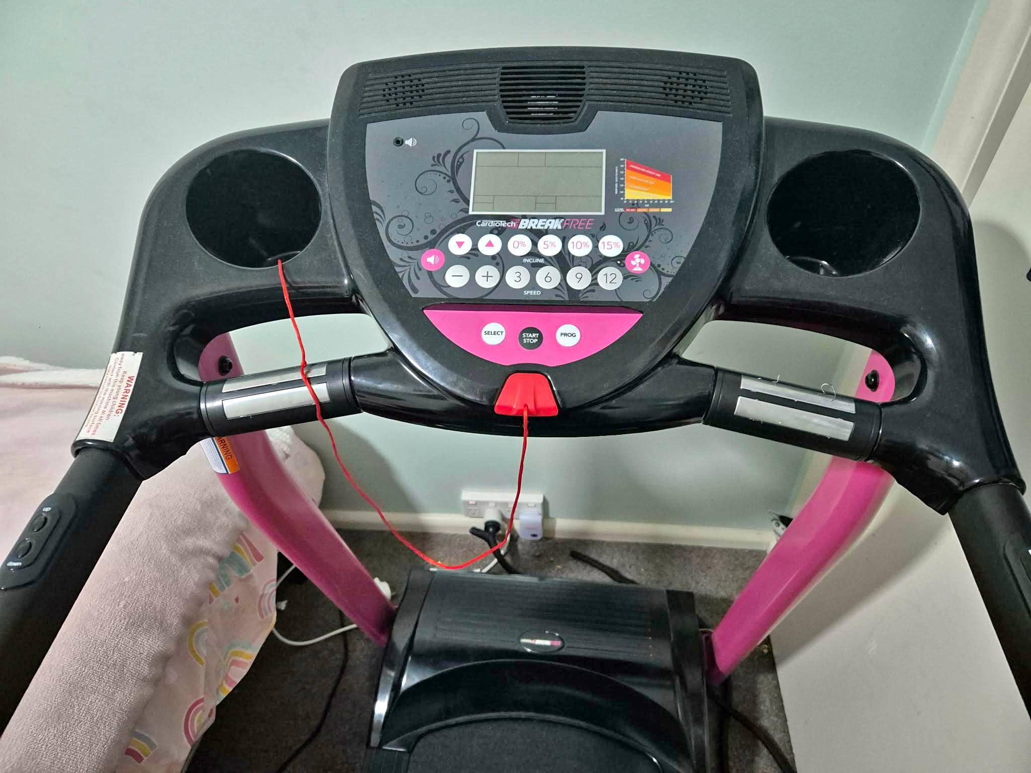 Pink Cardiotech break free treadmill - Treadmills - Bendigo, Victoria ...