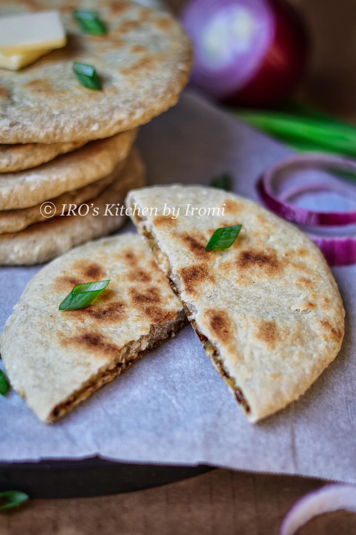 🫓 Stuffed Tuna Pol Roti / මාළු... - IRO's Kitchen by Iromi