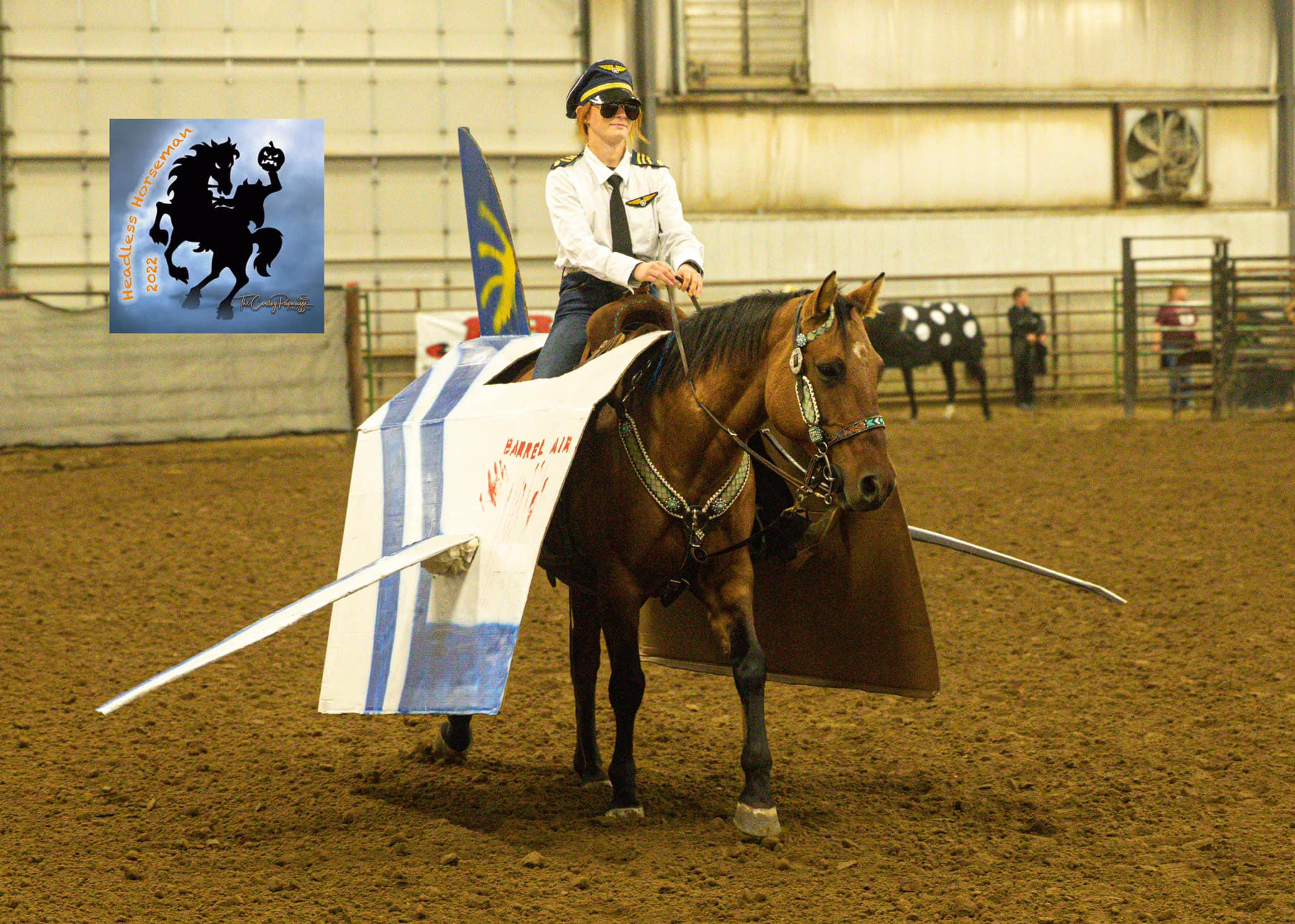 The costume contest was a... - Headless Horseman Barrel Race