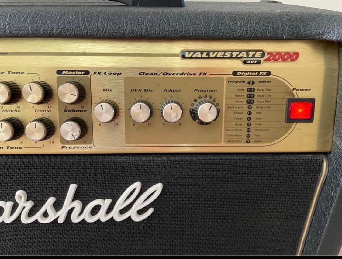 Valve state 2000 foot pedal for Marshall AVT 100?
