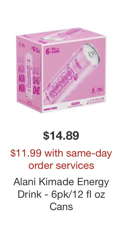 💥 Alani Nu Energy Drink 6pk Have... - Endless Discount Codes