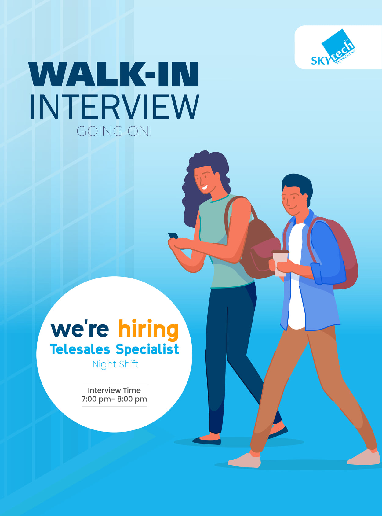 SkyTech Solutions - Walk-in-interview Going On! SkyTech is Looking to ...