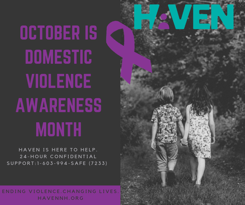 HAVEN NH - 🎗️October is Domestic Violence Awareness Month...