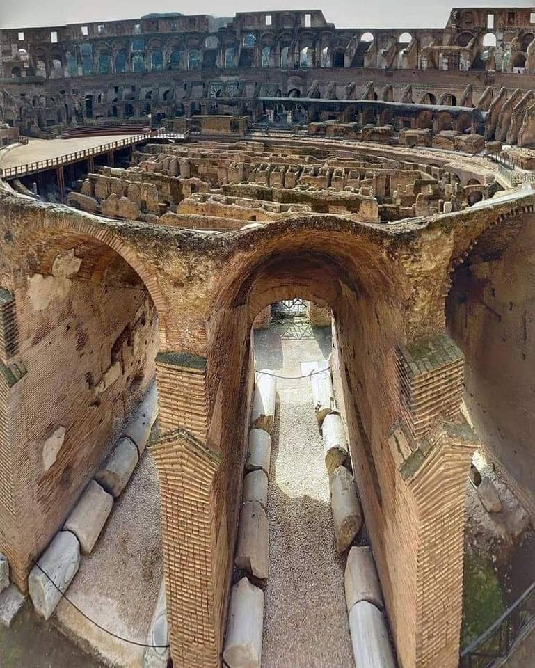 Roman - Colosseum Basement The Colosseum, also known as the Flavian ...