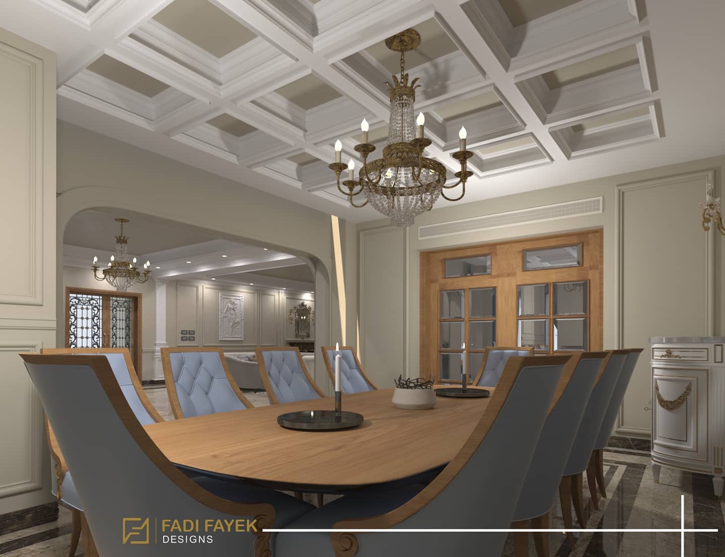 Fadi Fayek Designs - 𝐂𝐋𝐀𝐒𝐒𝐈𝐂 𝐃𝐈𝐍𝐈𝐍𝐆 𝐑𝐎𝐎𝐌 𝐓𝐎 𝐒𝐄𝐄 𝐓𝐇𝐄 𝐅𝐔𝐋𝐋 𝐏𝐑𝐎𝐉𝐄𝐂𝐓 𝐏𝐋𝐄𝐀𝐒𝐄 ...
