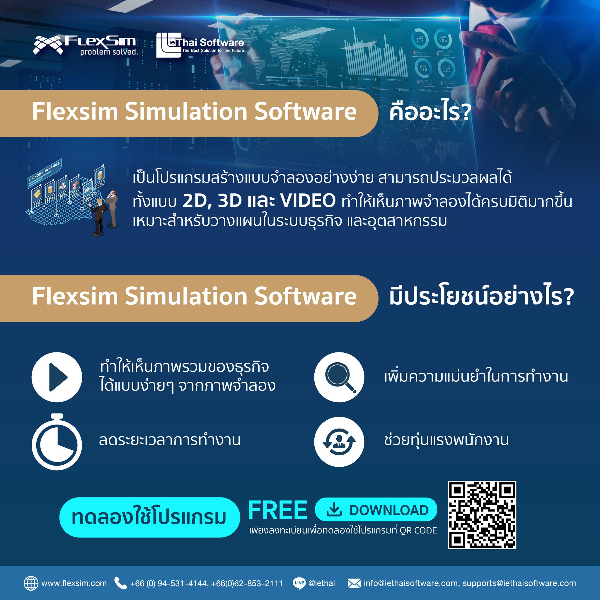 วิศวกรรมดิจิทัลทวิน - หลาย ๆ ท่าน น่าจะได้ยินกับคำว่า “Flexsim ...