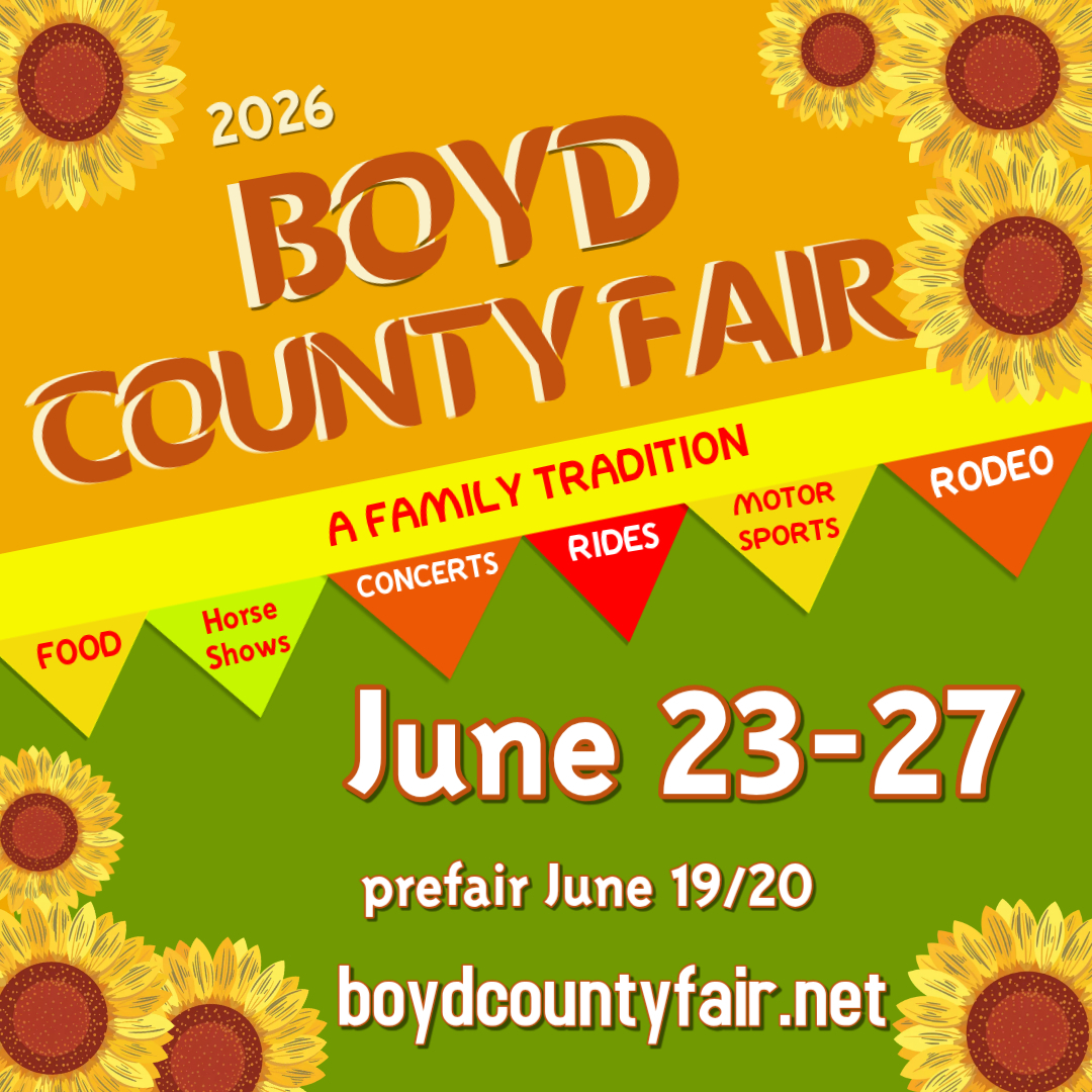 The 2026 Fair is moving dates! Mark... - Boyd County Fair | Facebook